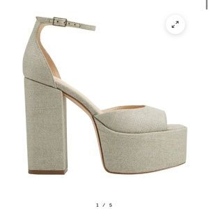 MARC FISHER DELLA PLATFORM SANDAL HEEL